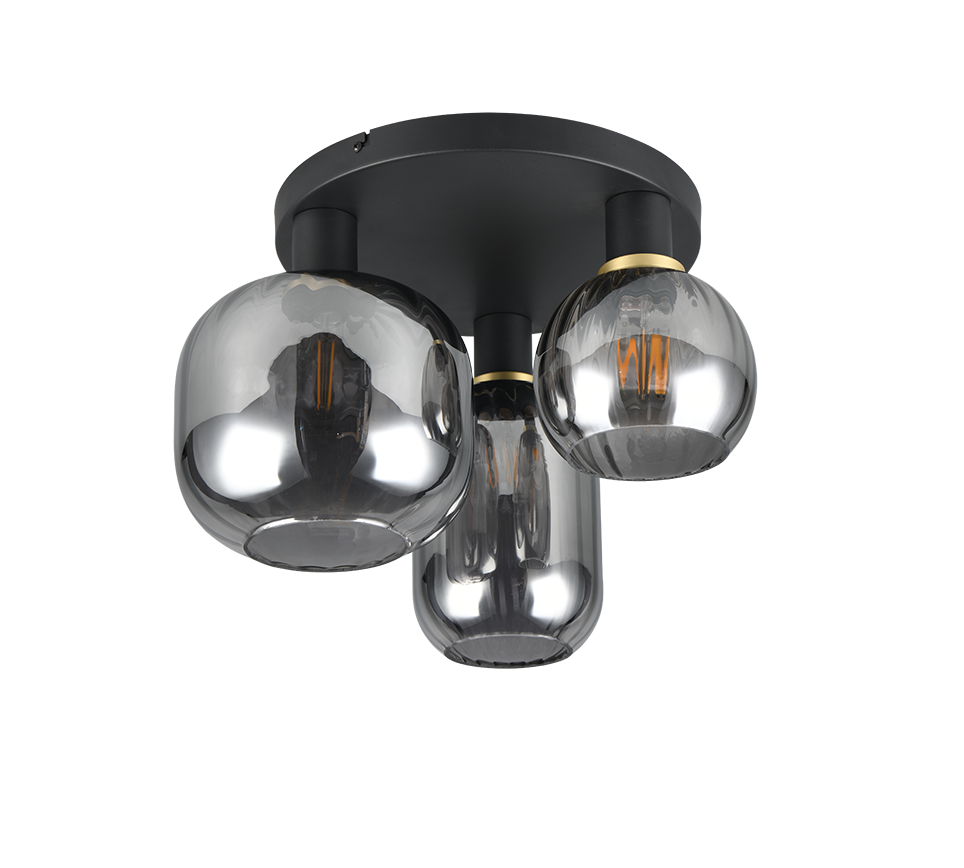 DIVA | Ceiling lamp | Black mat | Metal