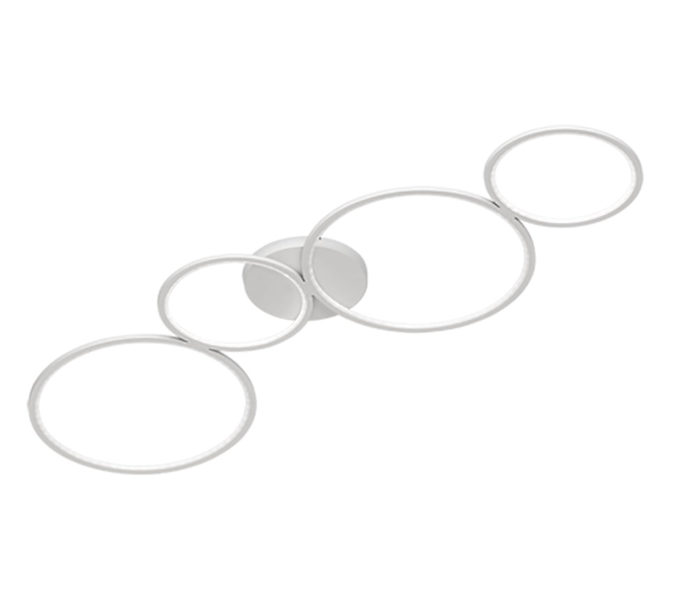RONDO | Ceiling lamp | White mat | Metal