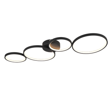 RONDO | Ceiling lamp | Black mat | Metal