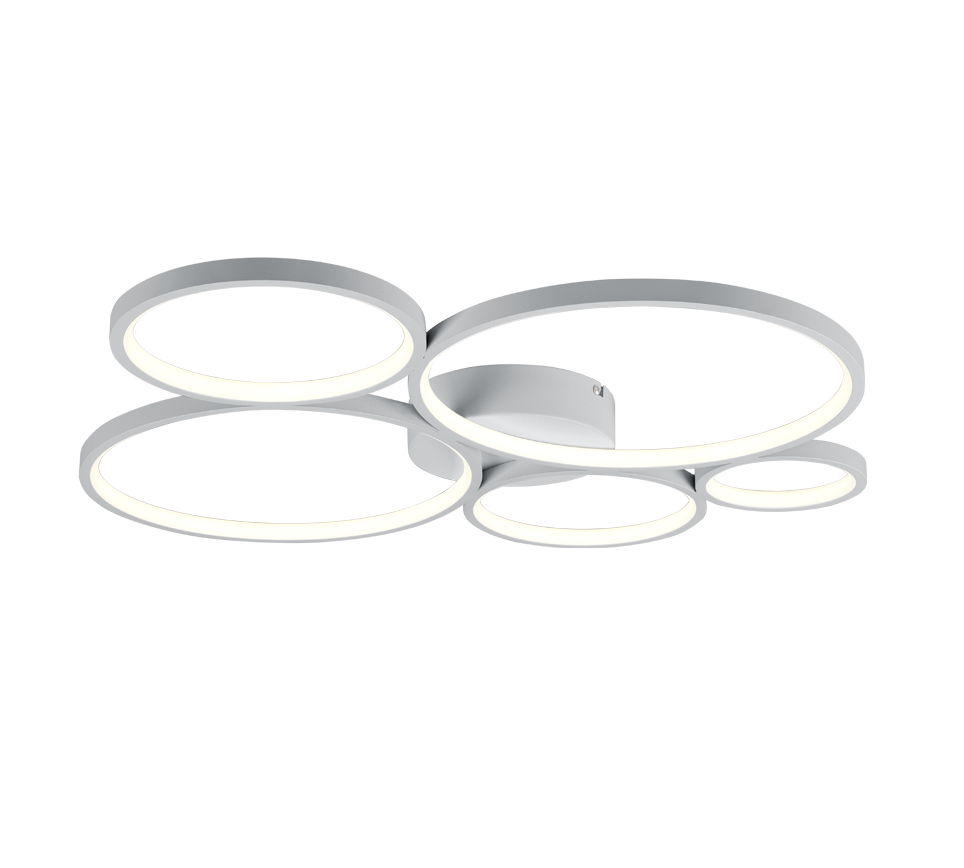 RONDO | Ceiling lamp | White mat | Metal