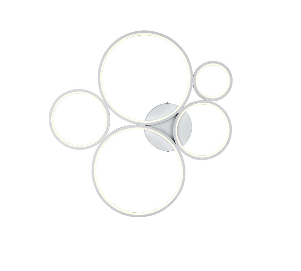 RONDO | Ceiling lamp | White mat | Metal