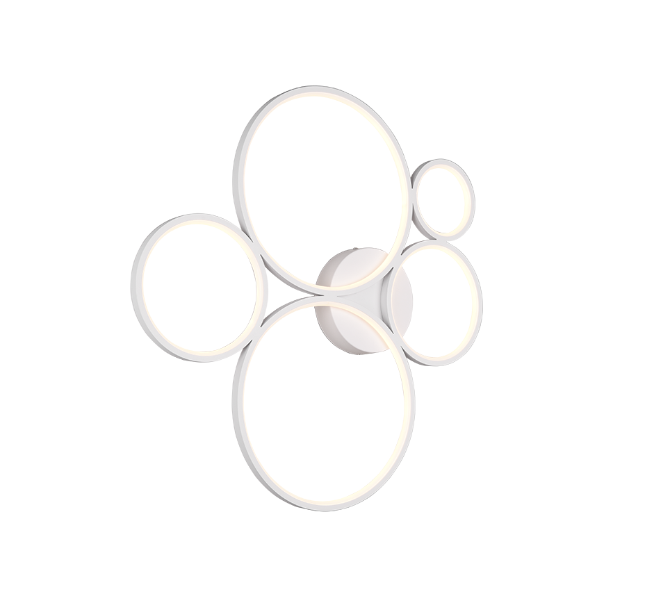 RONDO | Ceiling lamp | White mat | Metal