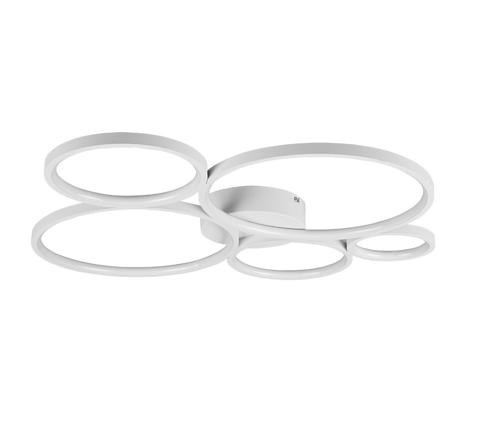 RONDO | Ceiling lamp | White mat | Metal