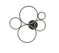 RONDO | Ceiling lamp | Black mat | Metal