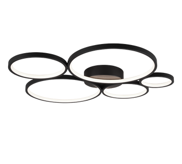 RONDO | Ceiling lamp | Black mat | Metal
