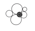 RONDO | Ceiling lamp | Black mat | Metal