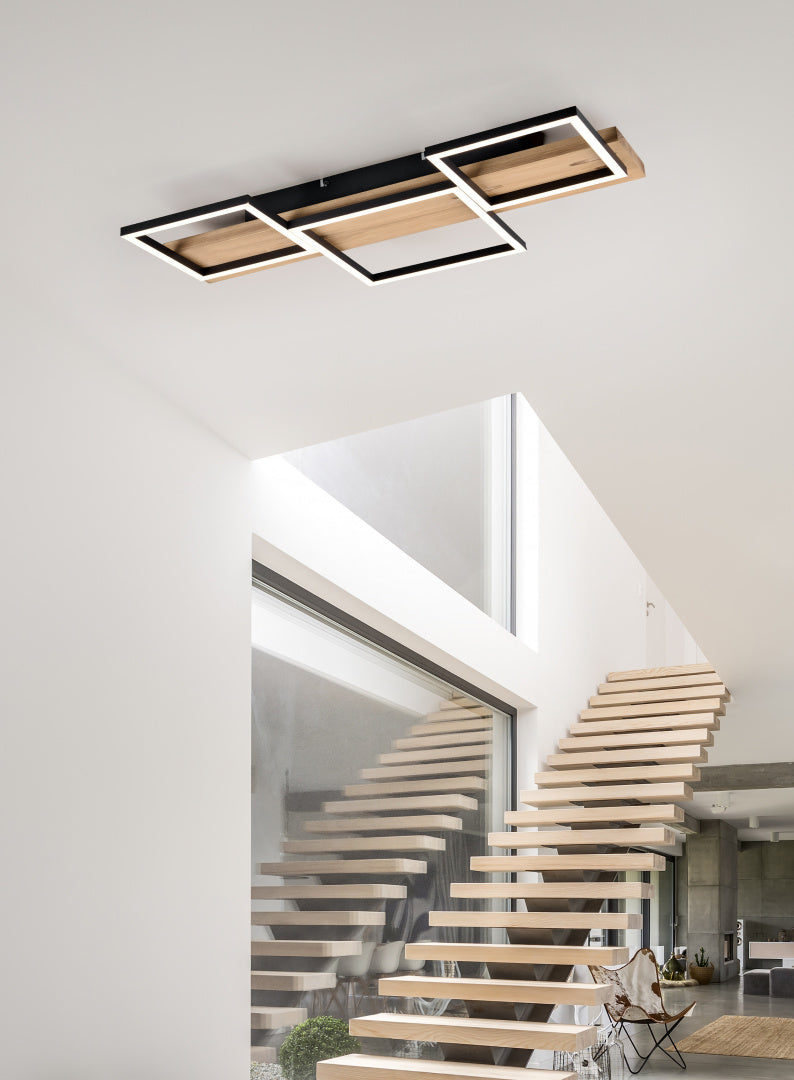 HARPER | Ceiling lamp | Black mat | Metal