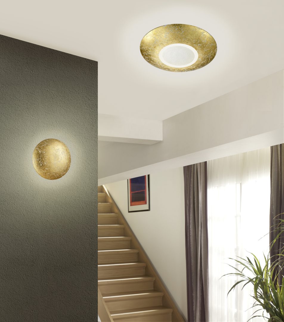 CHIROS | Ceiling lamp | Gold | Metal