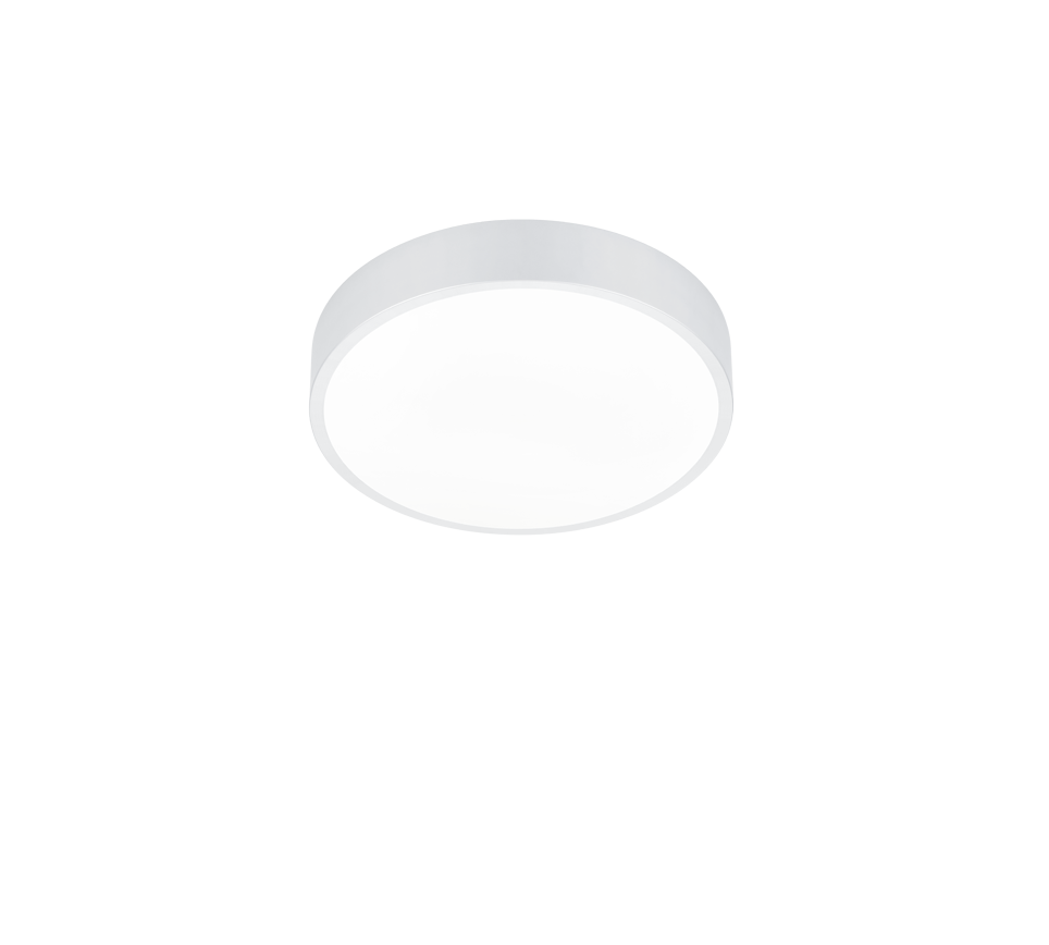 WACO | Ceiling lamp | White mat | Metal