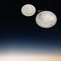 LUNAR | Ceiling lamp | White | Acryl