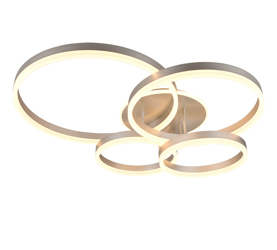 DRAKE | Ceiling lamp | Nickel mat | Metal