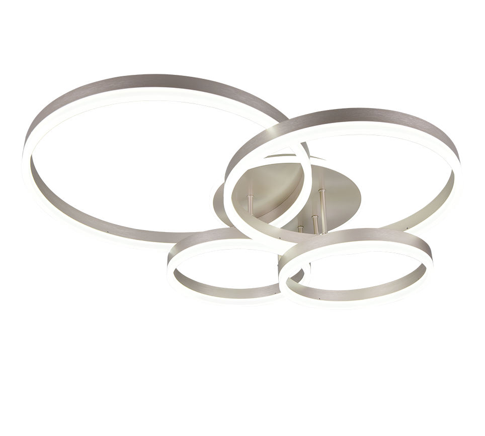 DRAKE | Ceiling lamp | Nickel mat | Metal