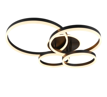 DRAKE | Ceiling lamp | Black mat | Metal