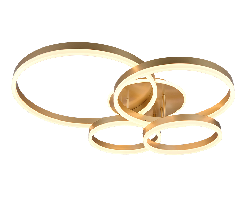 DRAKE | Ceiling lamp | Gold | Metal
