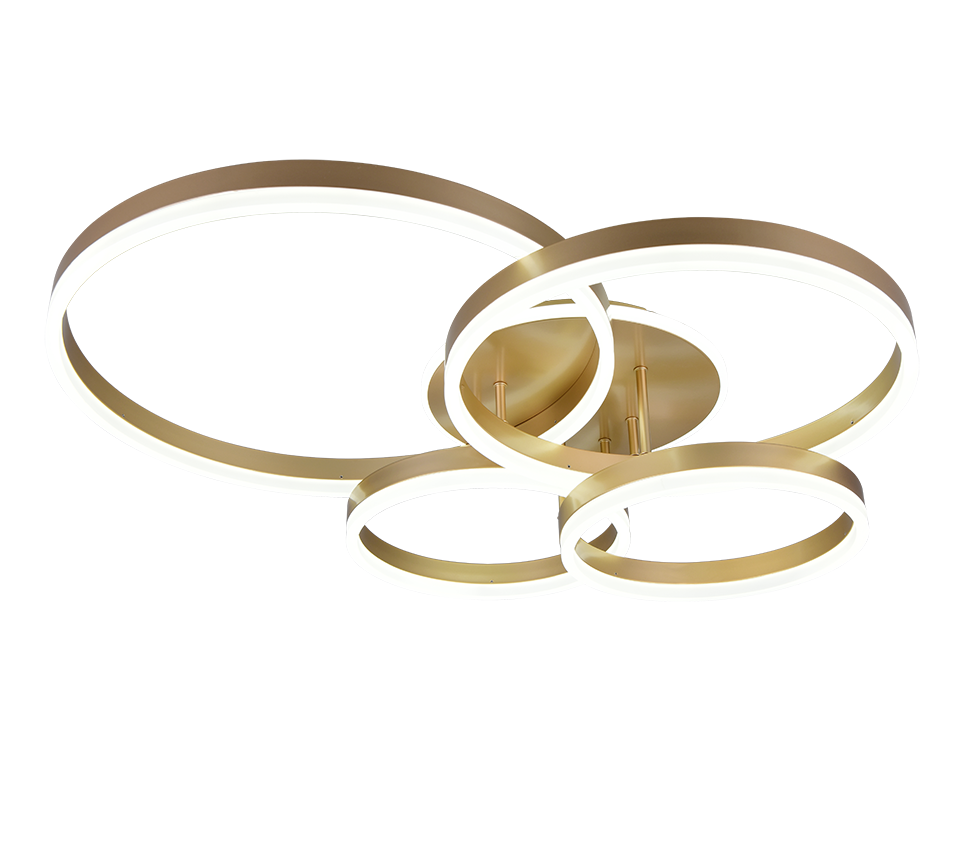 DRAKE | Ceiling lamp | Gold | Metal