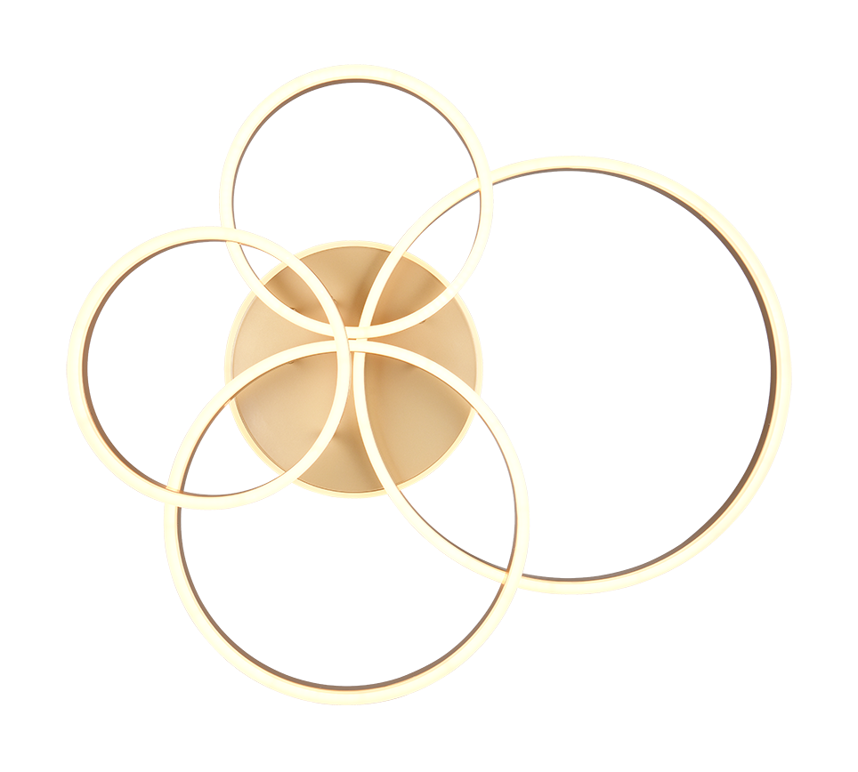 DRAKE | Ceiling lamp | Gold | Metal