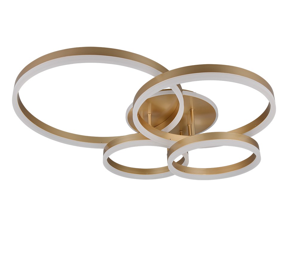 DRAKE | Ceiling lamp | Gold | Metal