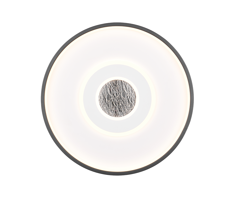 NAZAR | Ceiling lamp | Schwarz-weiß | Metal