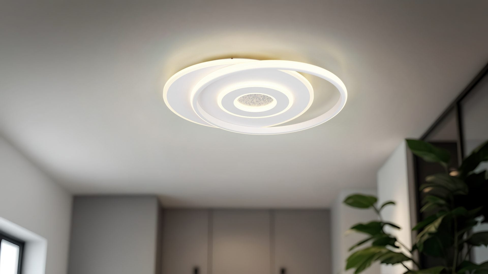 NAZAR | Ceiling lamp | White mat | Metal