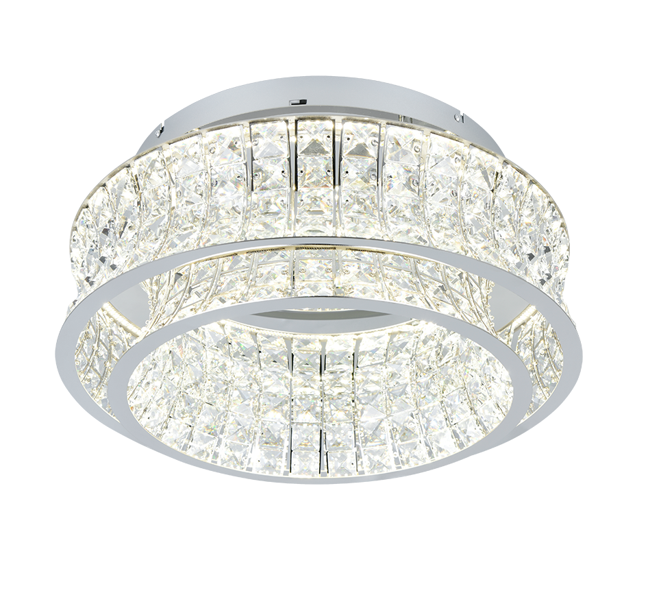 ZEVION | Ceiling lamp | Chrome | Metal