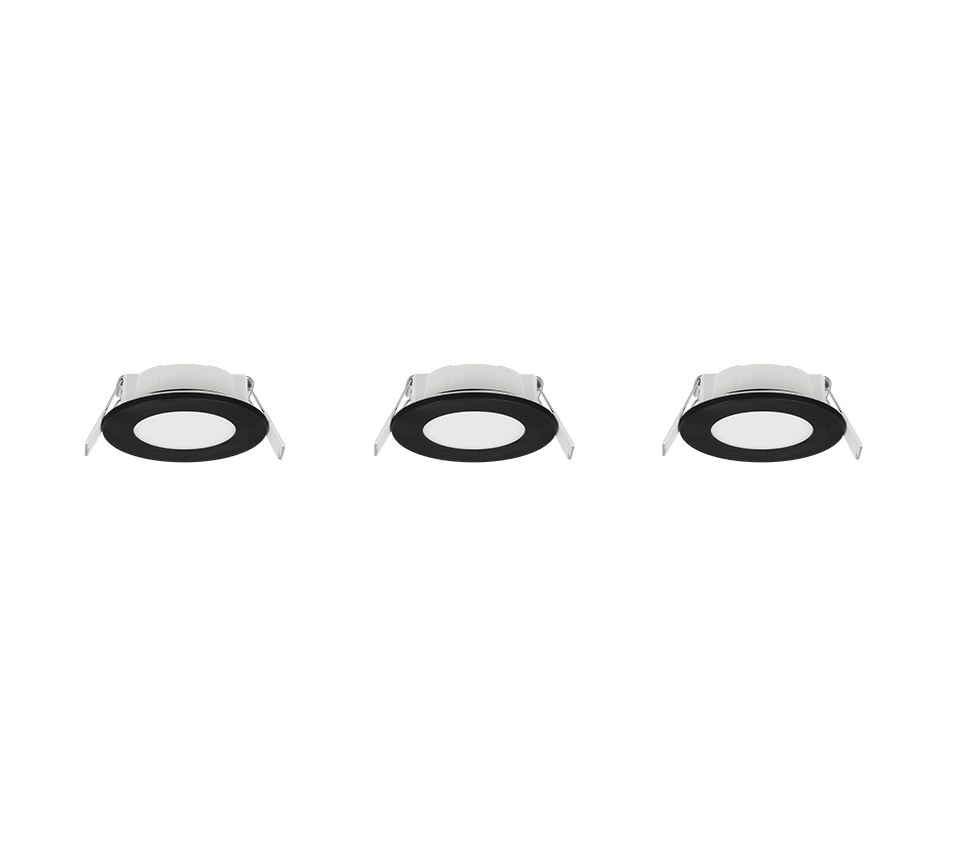 HIMAL | Recessed lighting | Black | Plastic