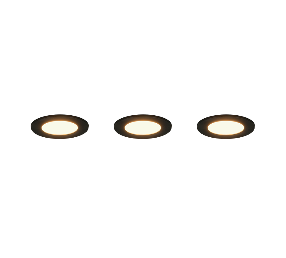 HIMAL | Recessed lighting | Black | Plastic