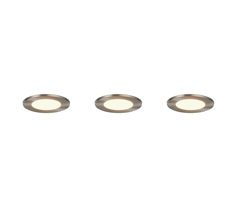 HIMAL | Recessed lighting | Nickel mat | Plastic