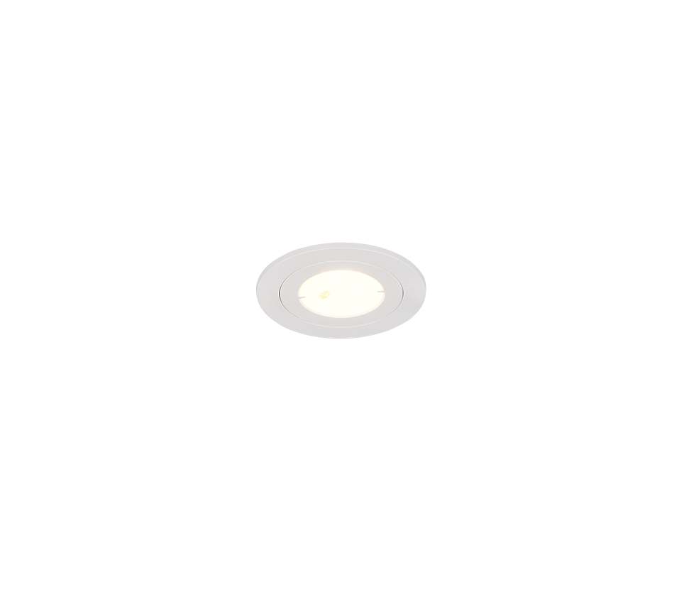 LAMONT | Recessed lighting | White mat | Plastic