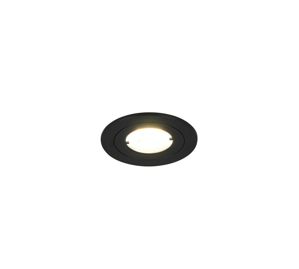 LAMONT | Recessed lighting | Black mat | Plastic