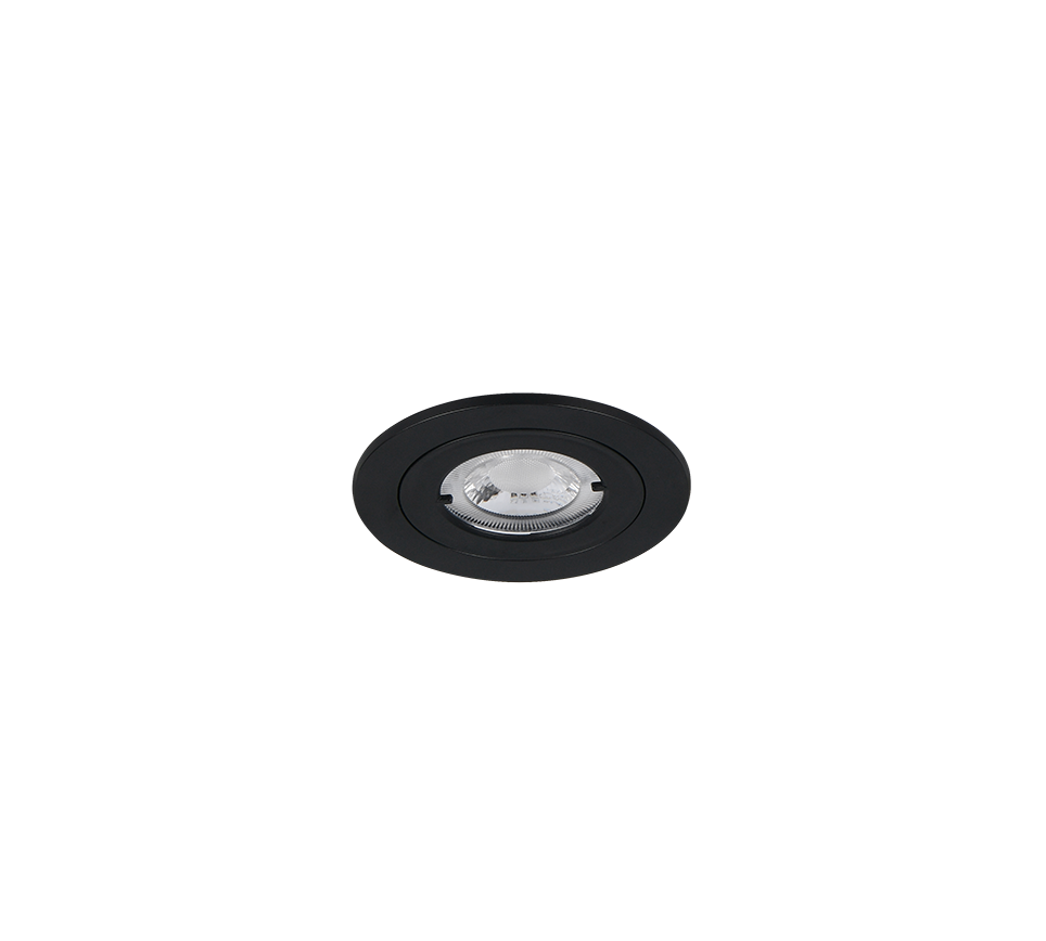 LAMONT | Recessed lighting | Black mat | Plastic
