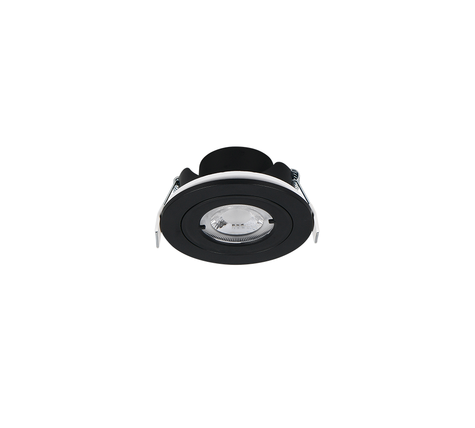 LAMONT | Recessed lighting | Black mat | Plastic