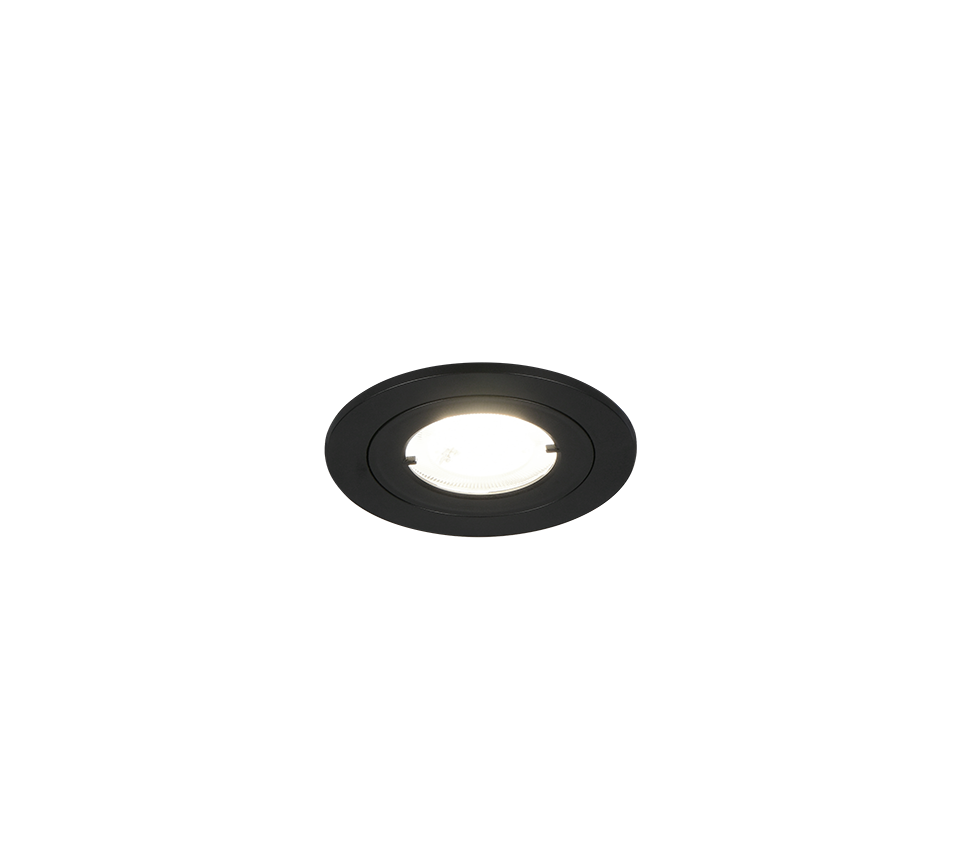 LAMONT | Recessed lighting | Black mat | Plastic