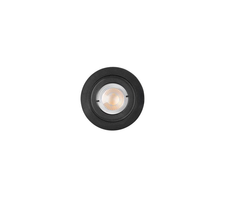 LAMONT | Recessed lighting | Black mat | Plastic