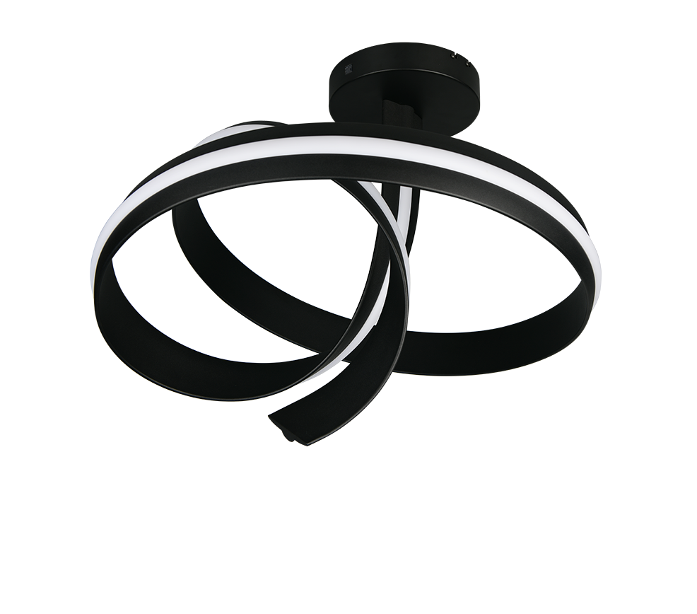 CISENNA | Ceiling lamp | Black mat | Metal