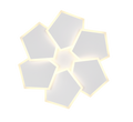 ZAYA | Ceiling lamp | White mat | Metal