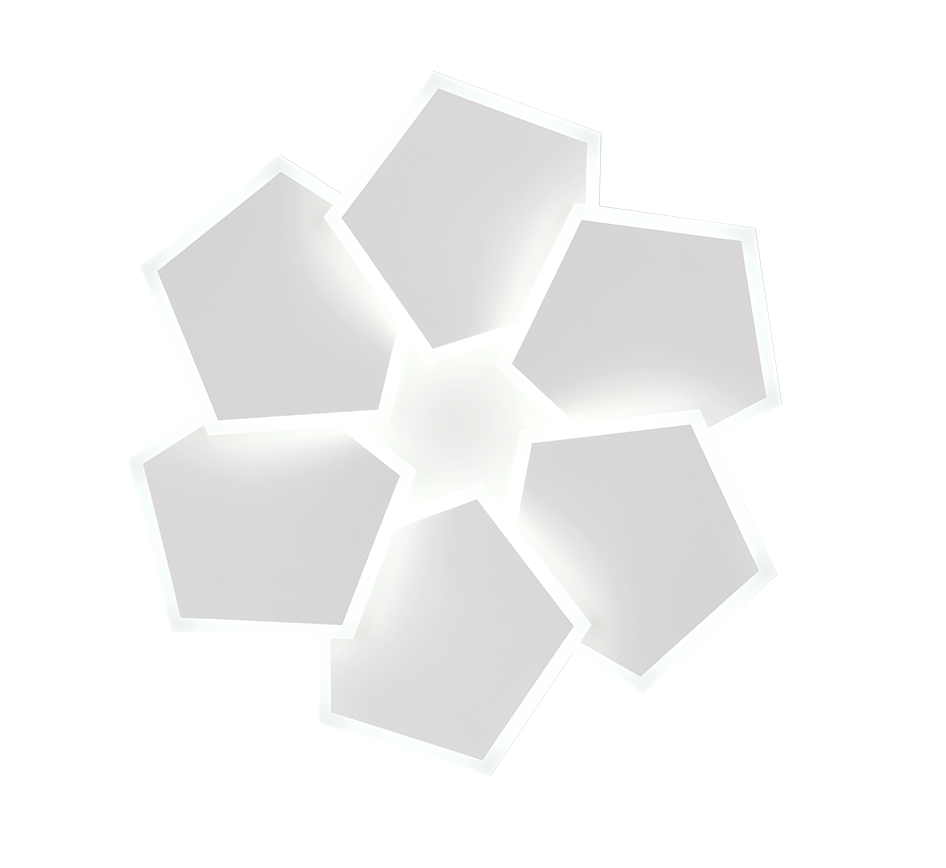 ZAYA | Ceiling lamp | White mat | Metal