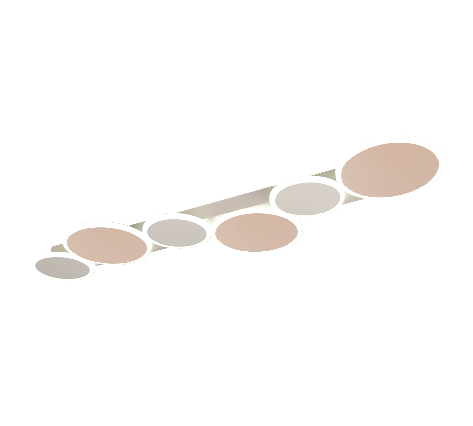OVELA | Ceiling lamp | Coffee | Metal