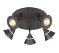 ROMEO | Ceiling lamp | Black mat | Metal