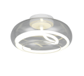 TARSIA | Ceiling lamp | White mat | Metal