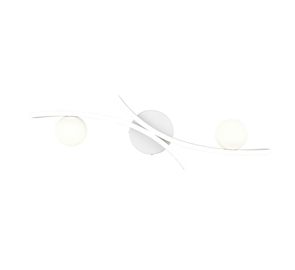 NAPOLI | Ceiling lamp | White mat | Metal