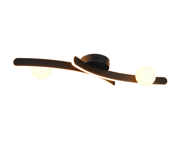 NAPOLI | Ceiling lamp | Black mat | Metal