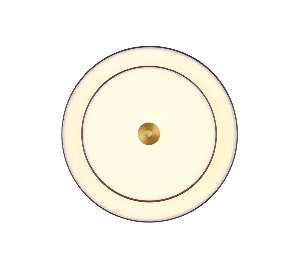KEATON | Ceiling lamp | Schwarz-Gold | Metal
