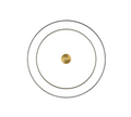 KEATON | Ceiling lamp | Schwarz-Gold | Metal