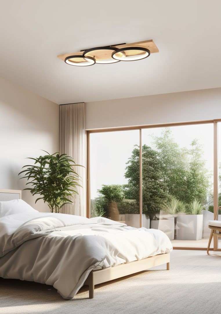 BARCA | Ceiling lamp | Black mat | Metal