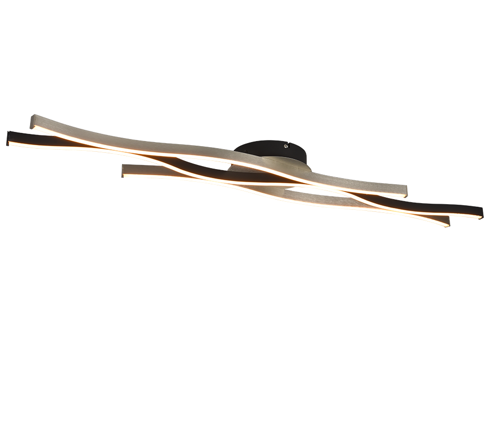 BLAZE | Ceiling lamp | Brushed aluminium | Metal