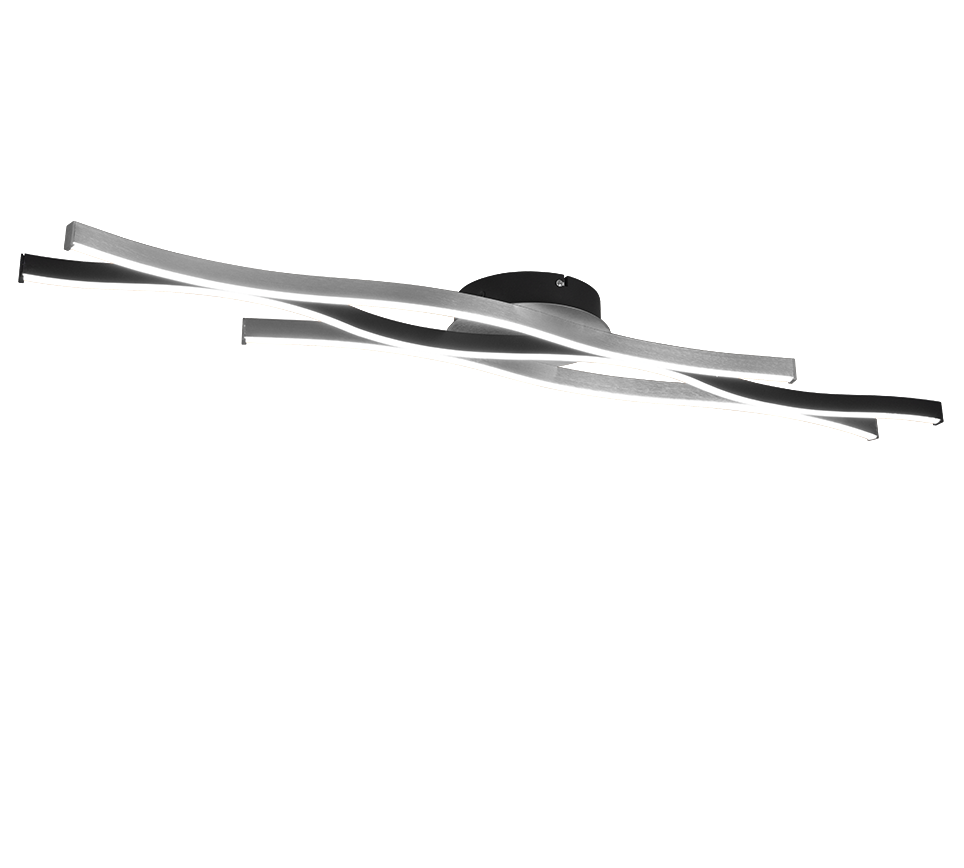 BLAZE | Ceiling lamp | Brushed aluminium | Metal
