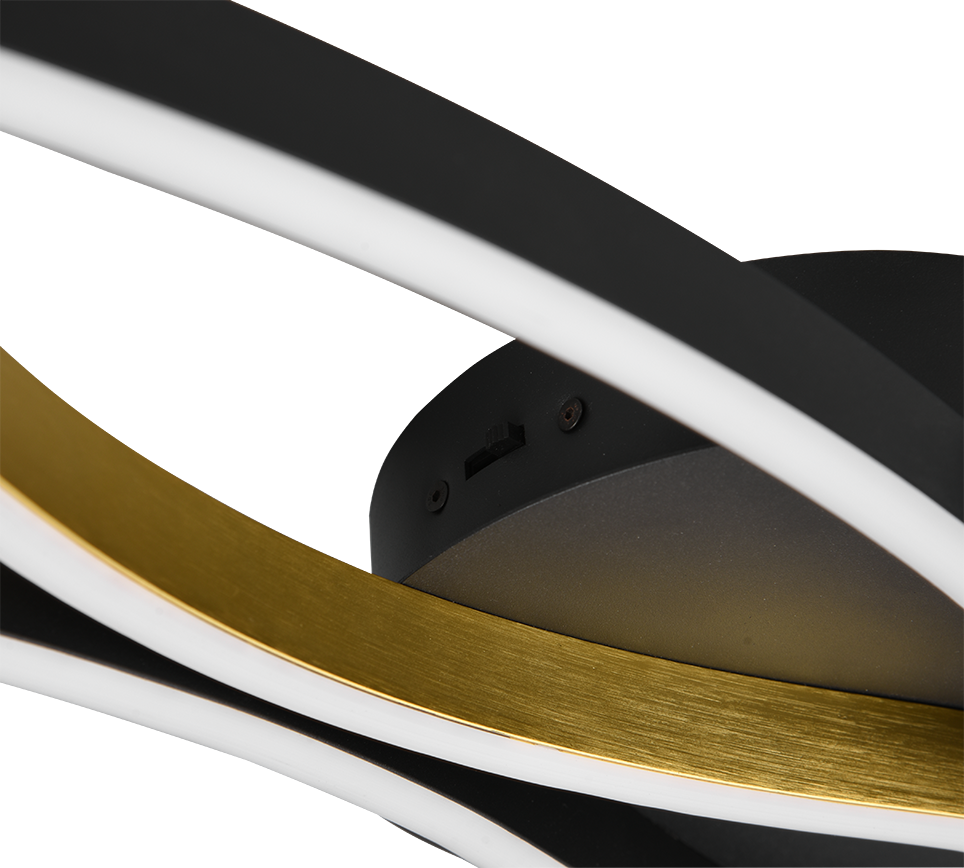 BLAZE | Ceiling lamp | Brass mat | Metal