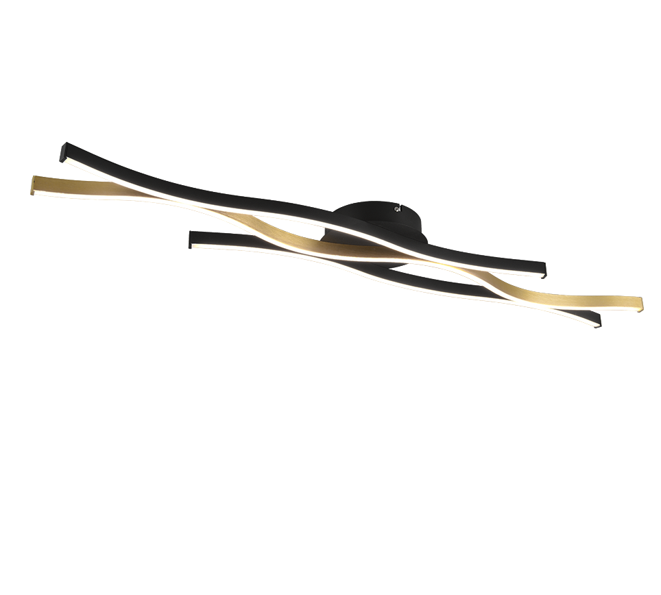 BLAZE | Ceiling lamp | Brass mat | Metal