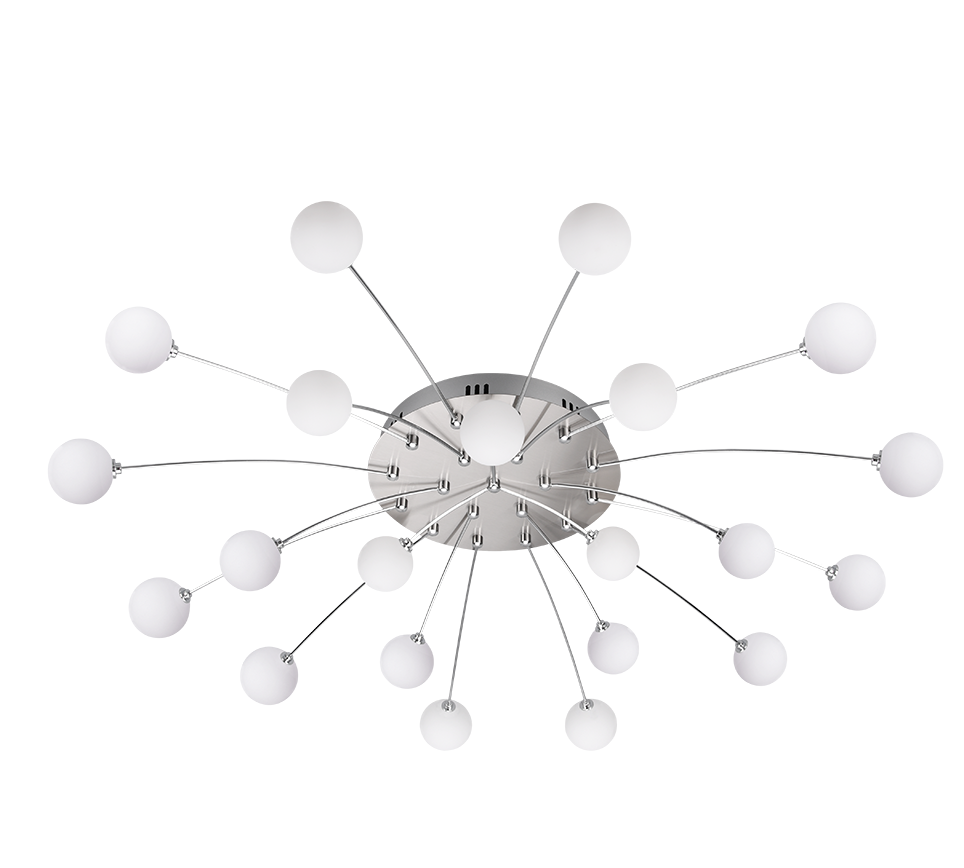 BULLET | Ceiling lamp | Nickel mat | Metal