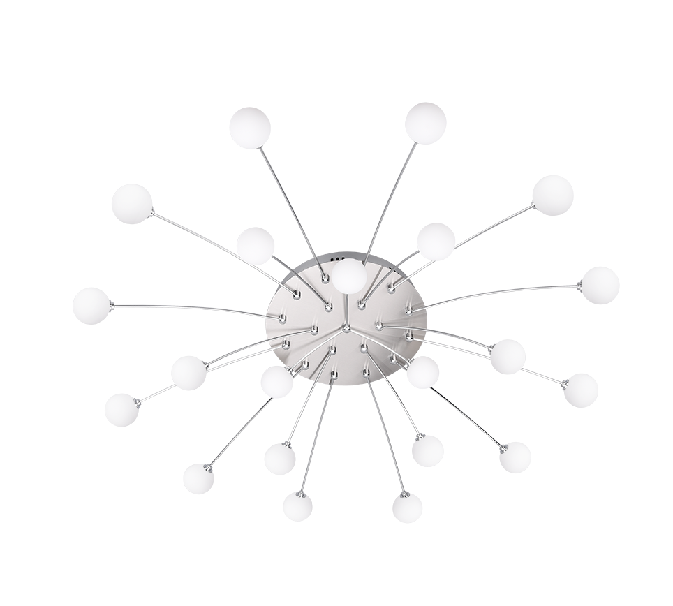 BULLET | Ceiling lamp | Nickel mat | Metal